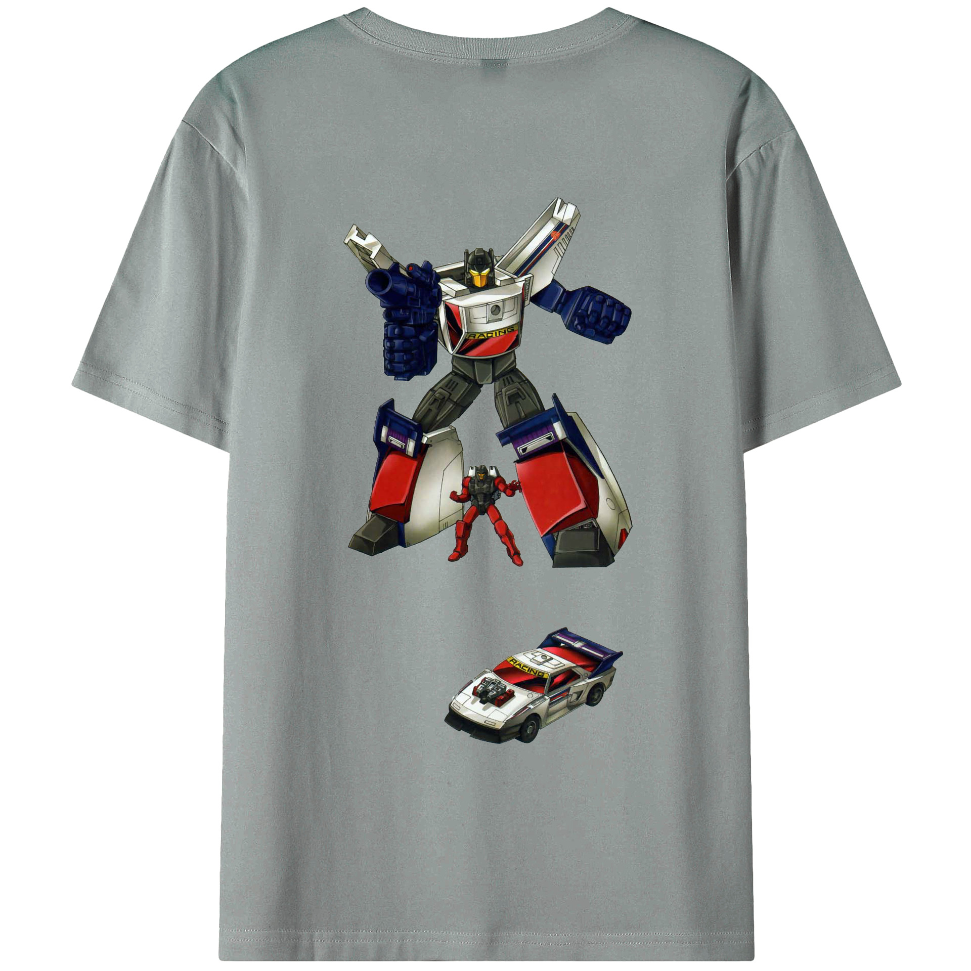 （画像用）  綿100％ メンズ半袖Tシャツ（バックプリント） 通気性